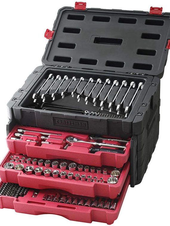 Craftsman 450-Piece Mechanics Tool Set, Ratchet Socket Hand Wrench Toolset