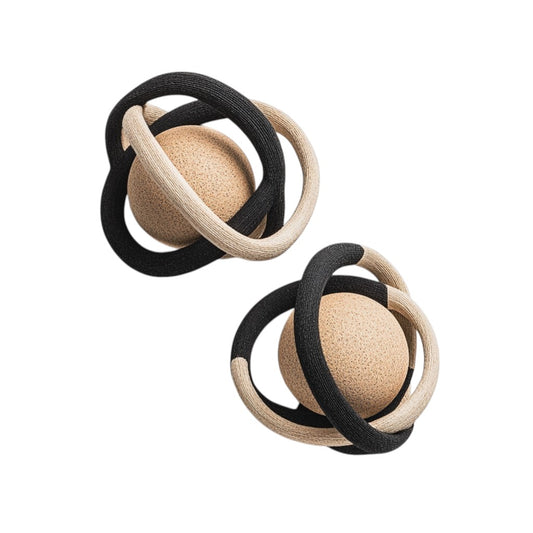 Holdu Pet Interaction Kit - Modular Woven Rings & Balls - Professional Grade Training System - Space Saving - Multi-Texture Design